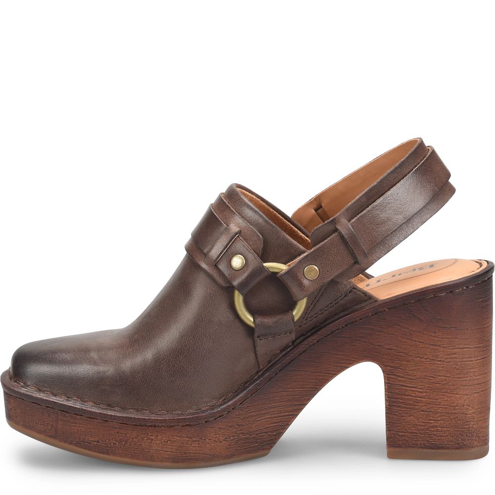 Born Hudson Clogs Chocolate Brown Product ID-Ii6sjO1j