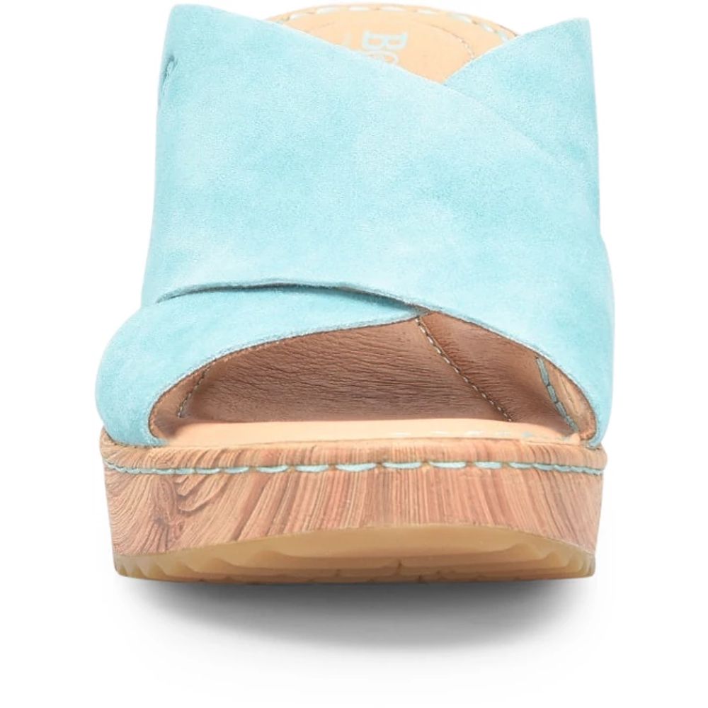 Born Nora Sandals Turquoise Turchese Suede Product ID-IqO0Ywe8