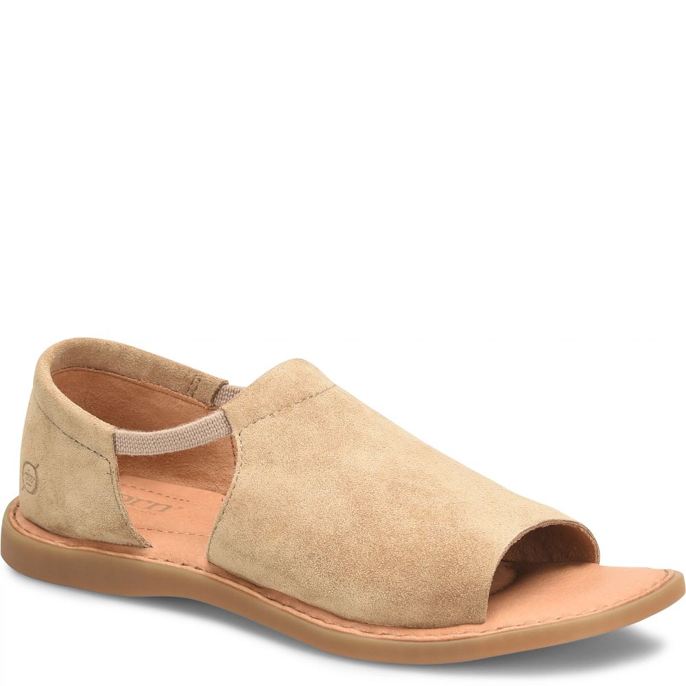 Born Cove Modern Sandals Taupe Suede Product ID-JDibD1b5