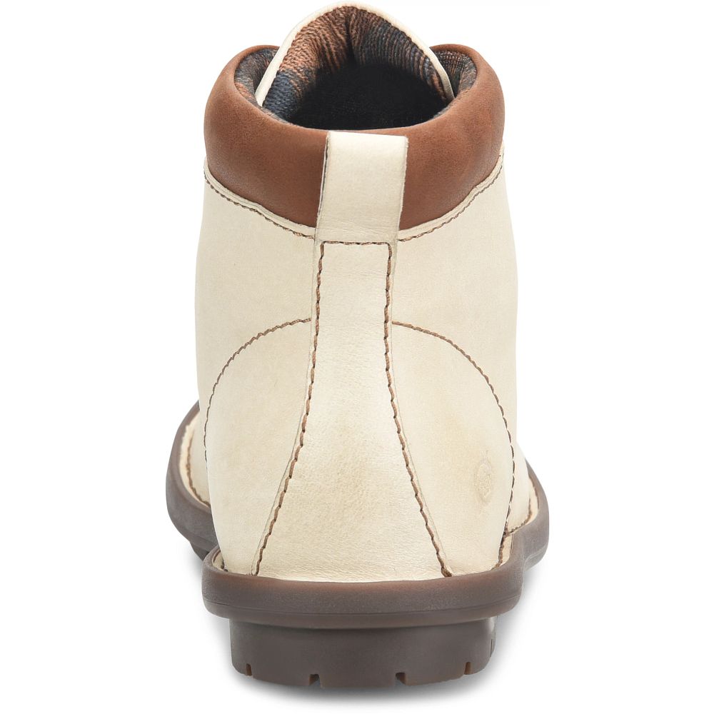 Born Blaine Boots Cream And Brown Product ID-JMZxhq24