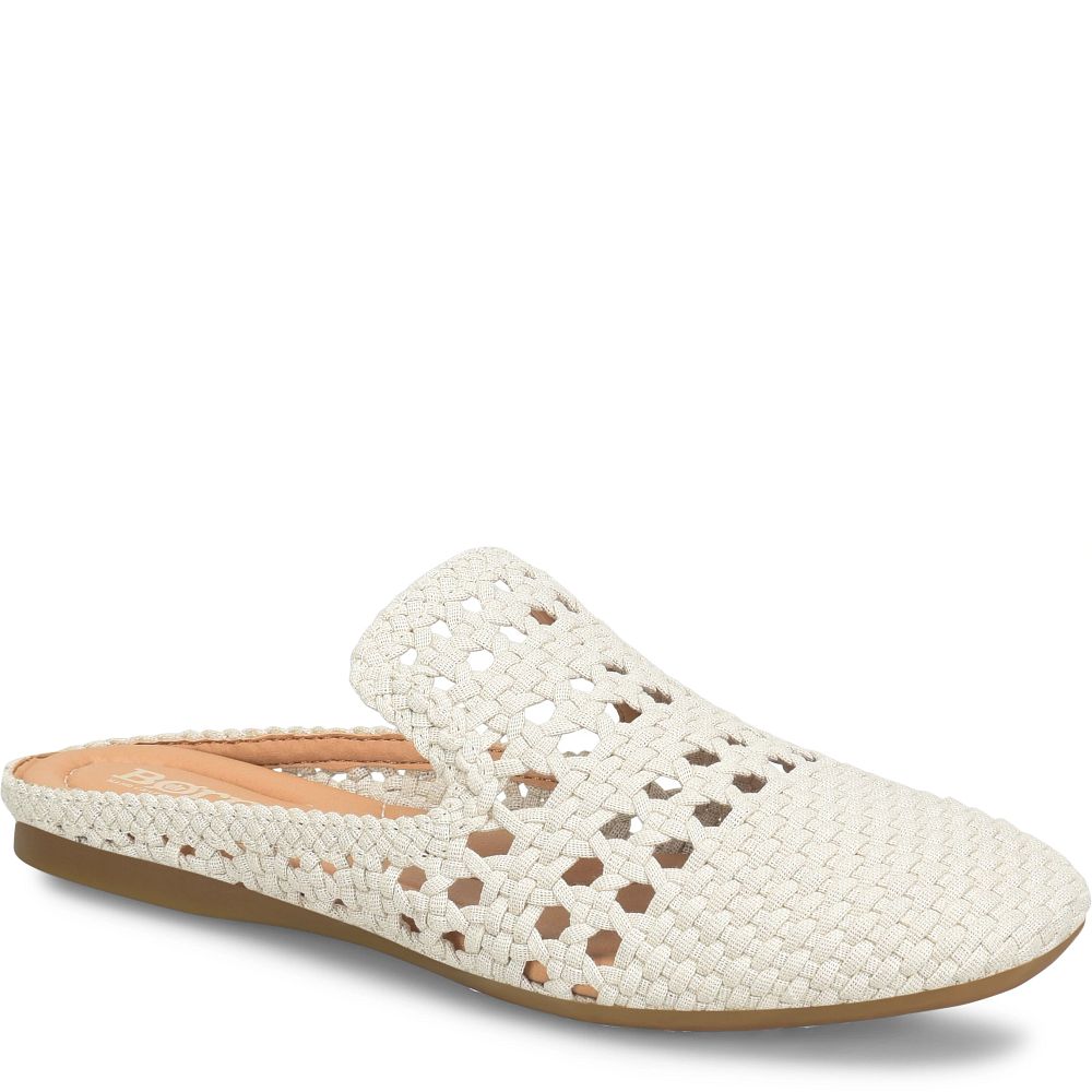 Born Cameo II Clogs Cream Knit Fabric Product ID-KTfBhnU9  Born Cameo II Clogs Cream Knit Fabric Product ID-KTfBhnU9