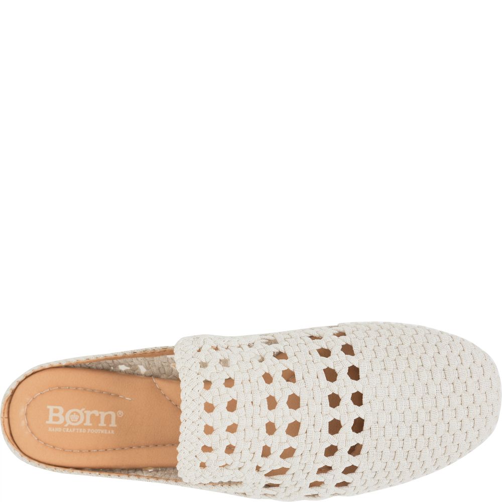 Born Cameo II Clogs Cream Knit Fabric Product ID-KTfBhnU9  Born Cameo II Clogs Cream Knit Fabric Product ID-KTfBhnU9