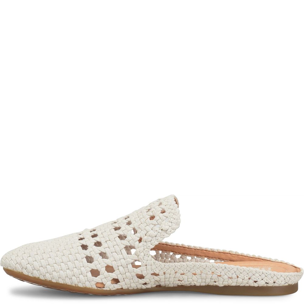 Born Cameo II Clogs Cream Knit Fabric Product ID-KTfBhnU9  Born Cameo II Clogs Cream Knit Fabric Product ID-KTfBhnU9