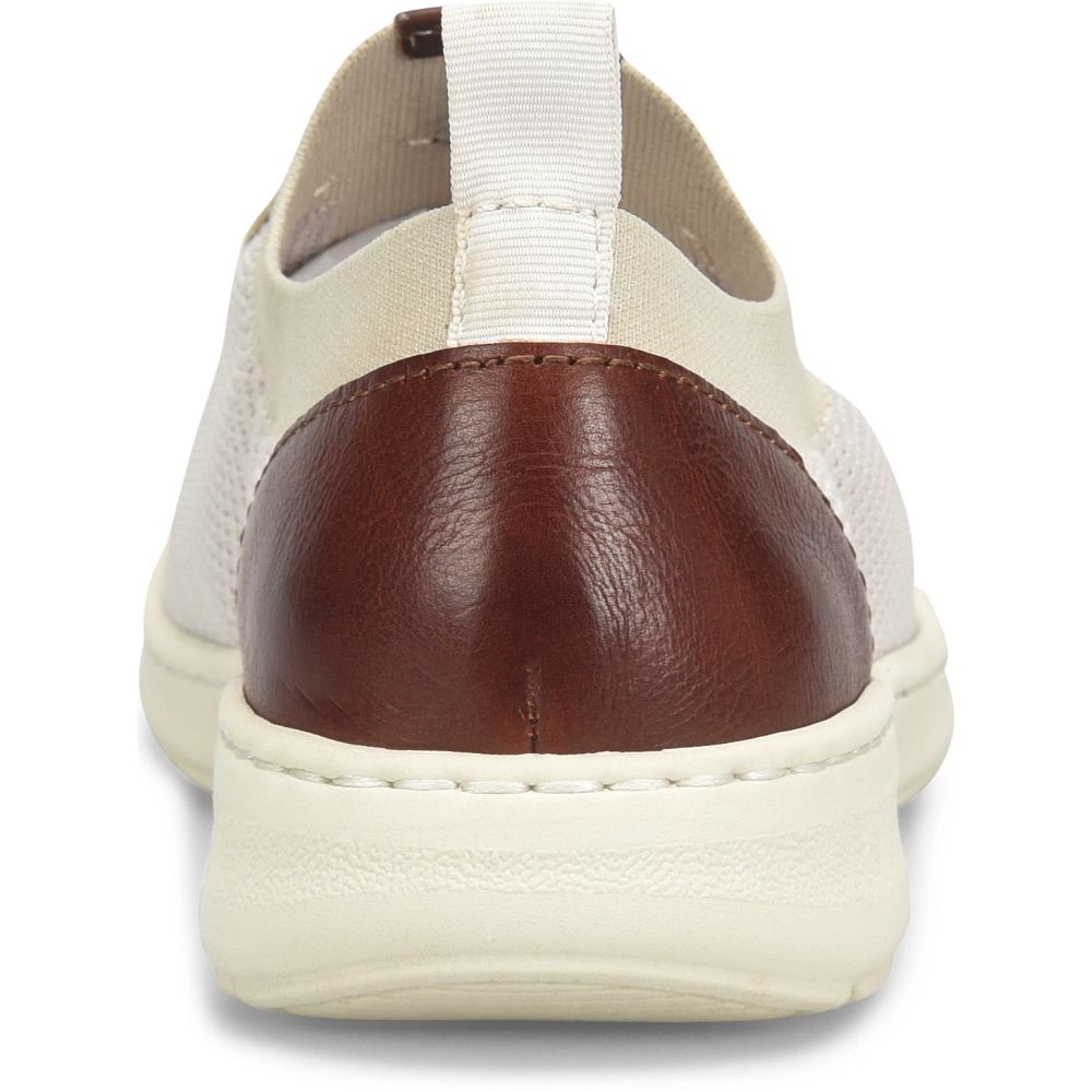 Born Marius Slip-Ons White Dark Tan Combo Product ID-KbjCJHmk Born Marius Slip-Ons White Dark Tan Combo Product ID-KbjCJHmk
