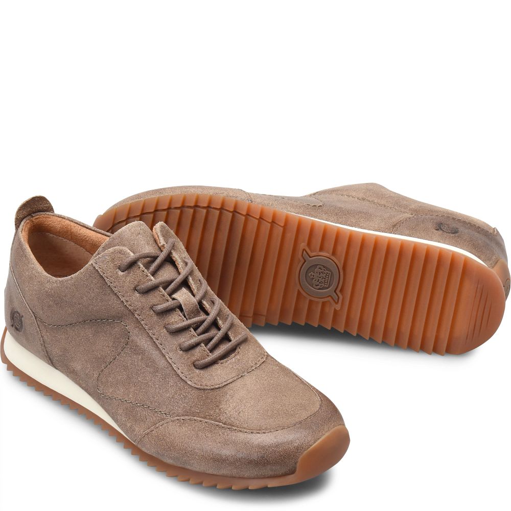 Born Lynn Slip-Ons Taupe Distressed Product ID-KeifWwu0
