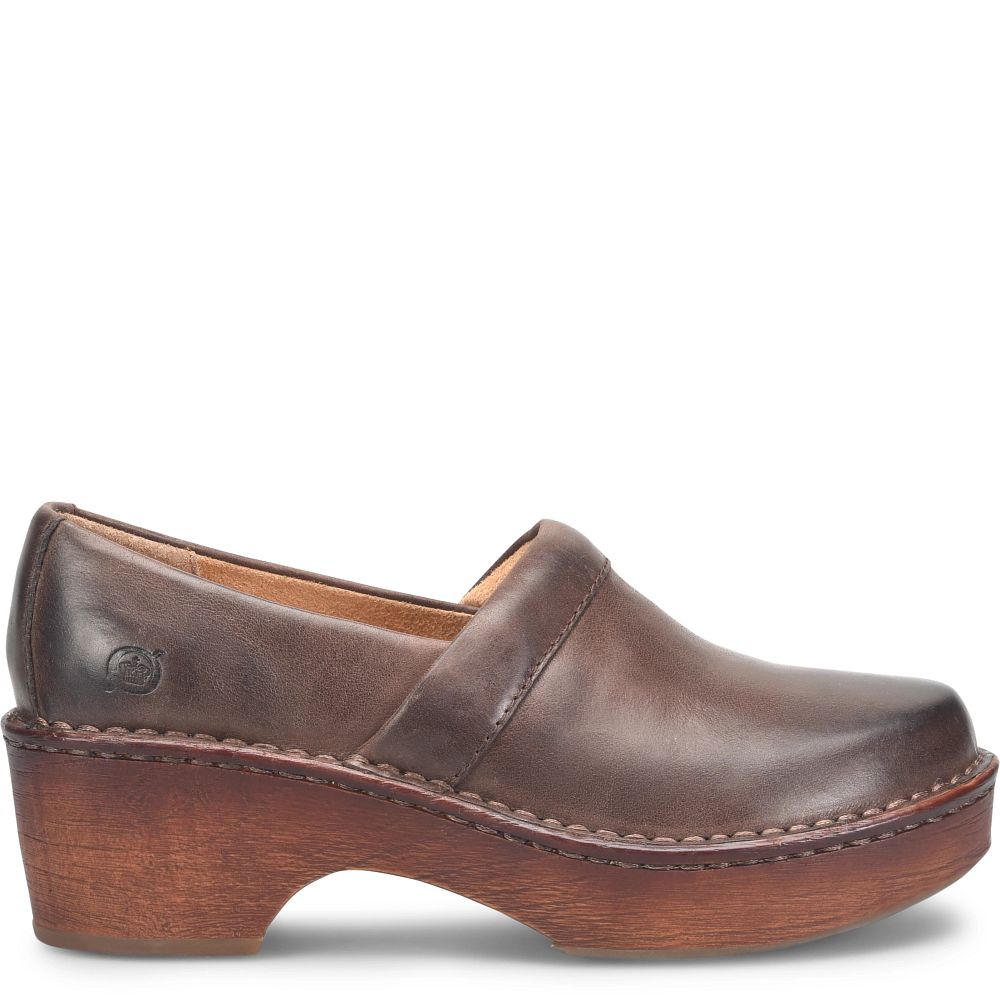Born Freya Clogs Chocolate Product ID-LJiYIcJU