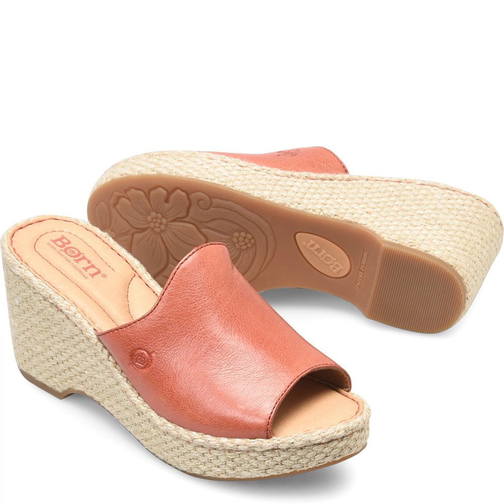 Born Lilah Sandals Rust Cayenne Product ID-LkpGB1Y5
