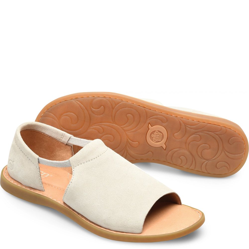 Born Cove Modern Sandals Cream Porcellana Suede Product ID-LqGdKDNt
