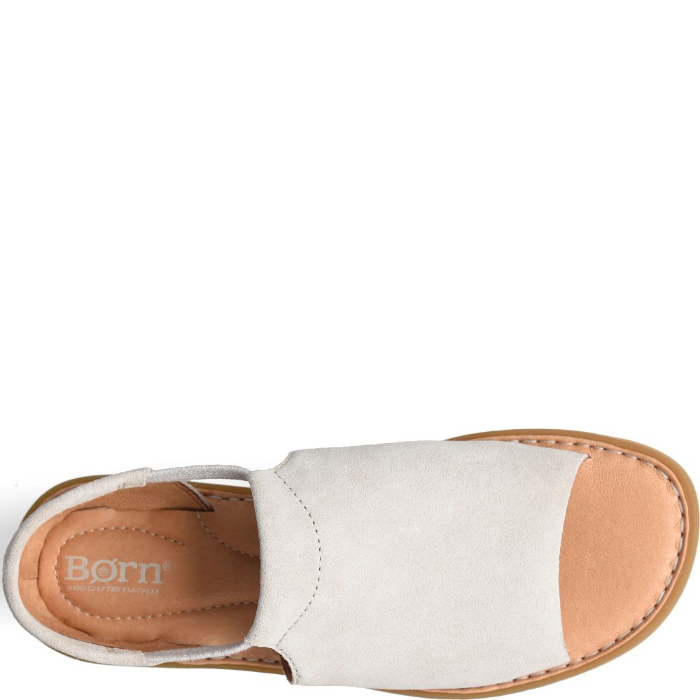 Born Cove Modern Sandals Cream Porcellana Suede Product ID-LqGdKDNt