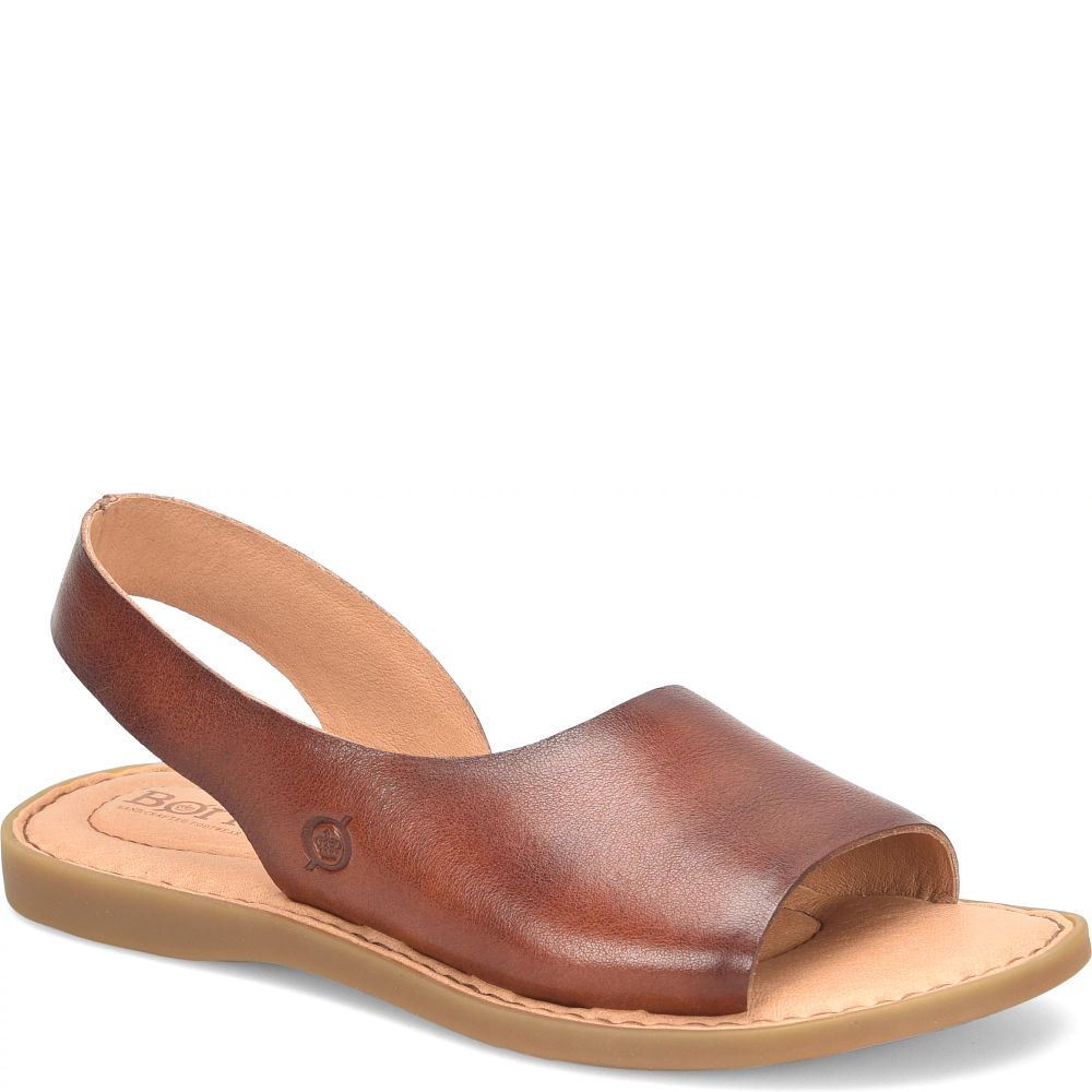 Born Inlet Sandals Dark Tan Bourbon Product ID-M0NCExln