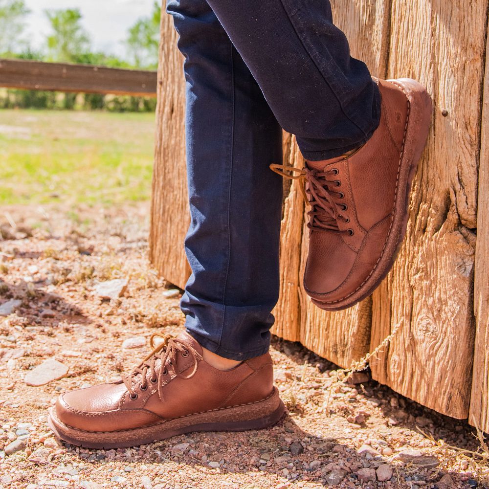 Born Bronson Slip-Ons Saddle Tan Product ID-MdvHAoCR