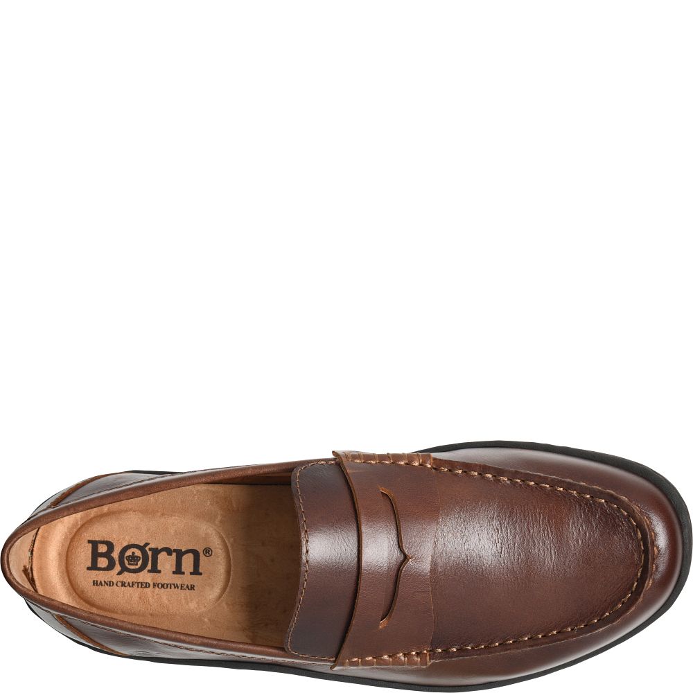 Born Simon III Slip-Ons Tan Cymbal Product ID-N2TG3kMM