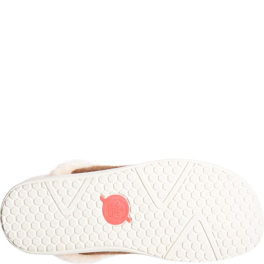 Born Zoe Slippers Cognac Wool Combo Product ID-NpmWrnRU