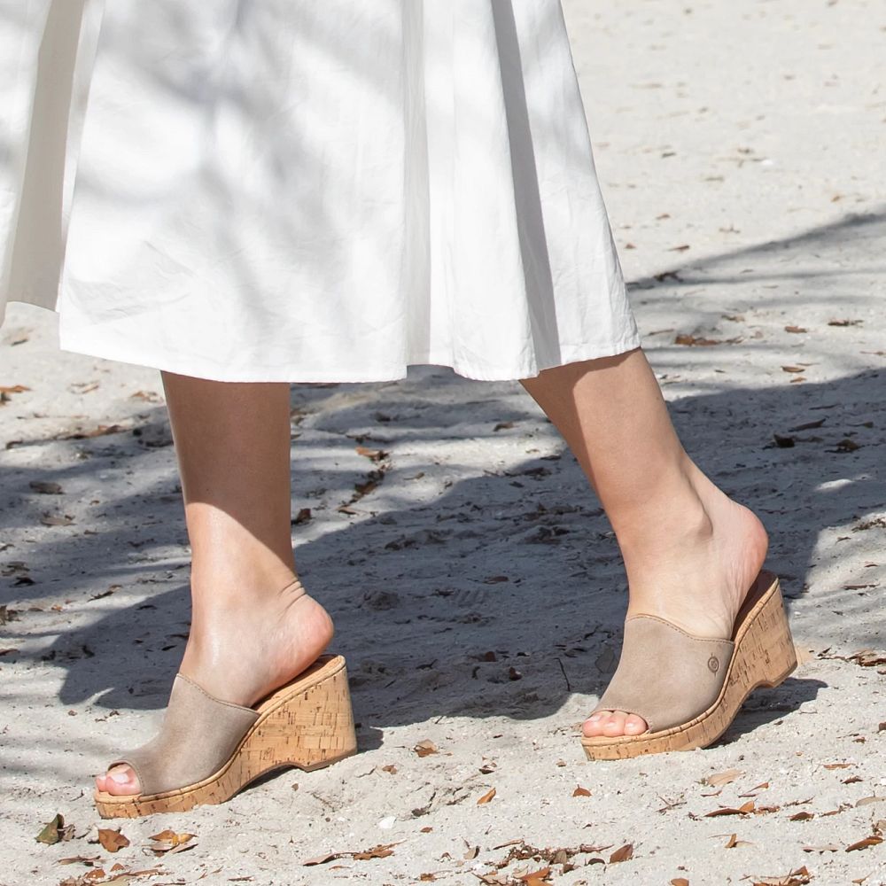 Born Lilah Sandals Natural Full Grain Product ID-POeVkQvb