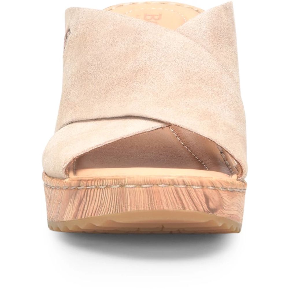 Born Nora Sandals Cream Visone Suede Product ID-PkUm9ZEW
