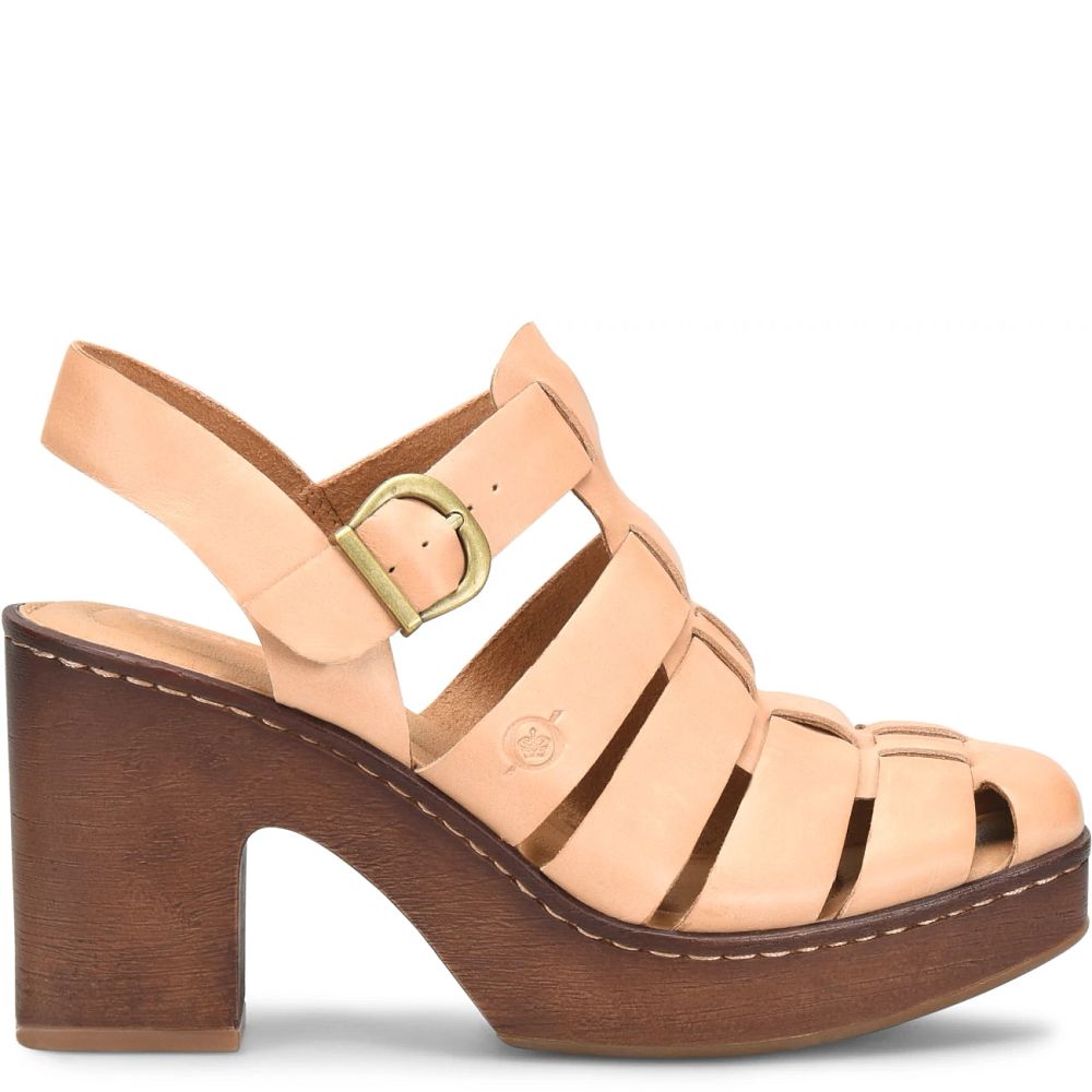 Born Hartley Clogs Natural Peach Product ID-Q0QLMNxw