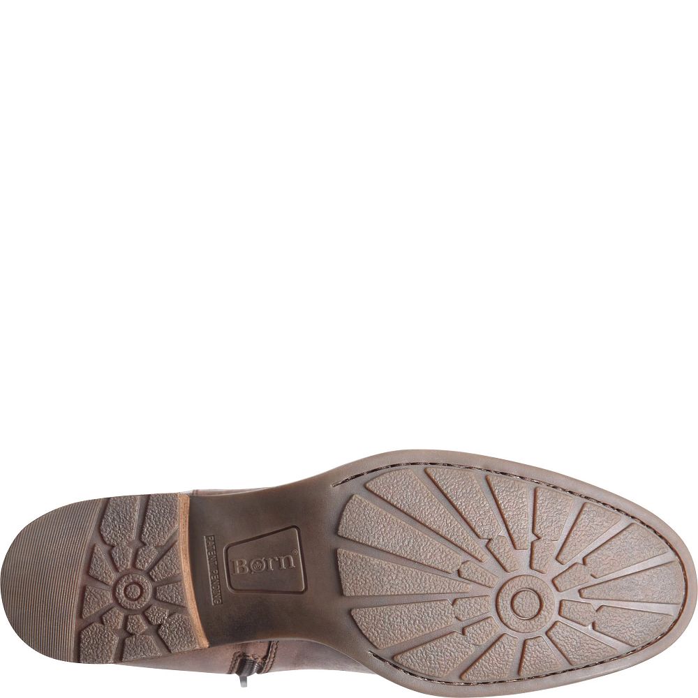 Born Saddler - Extended Calf Boots Chocolate Product ID-Q66JZa0m