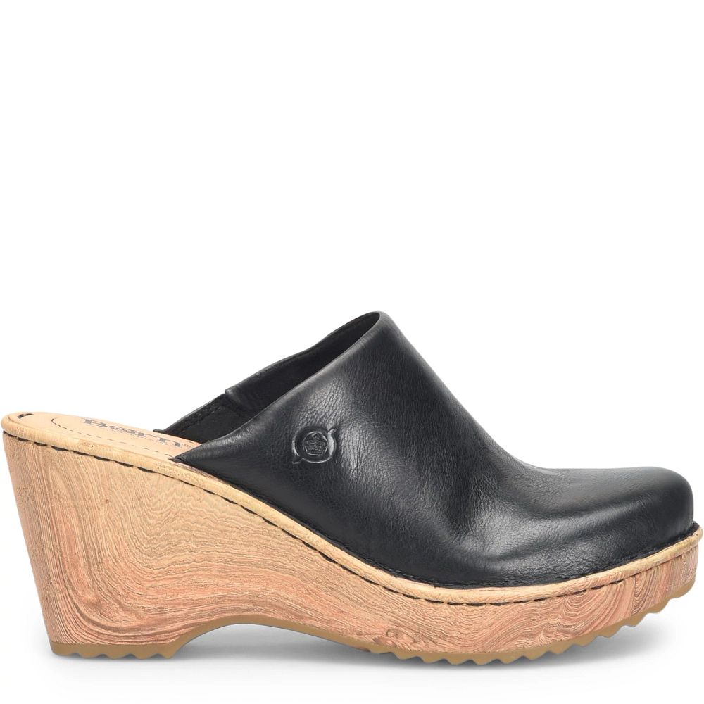 Born Natalie Clogs Black Product ID-R0q9skco