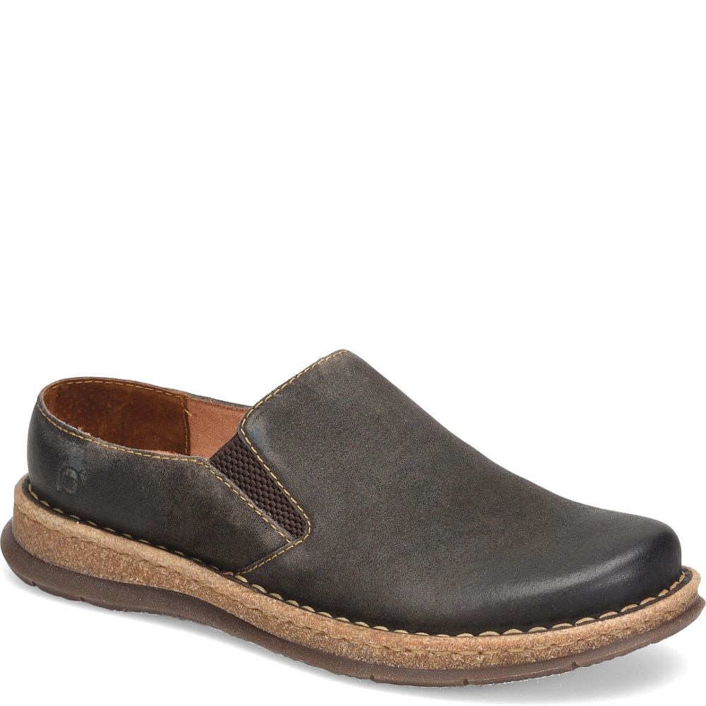 Born Bryson Clog Slip-Ons Dark Concrete Distressed Product ID-RrvmF979 Born Bryson Clog Slip-Ons Dark Concrete Distressed Product ID-RrvmF979