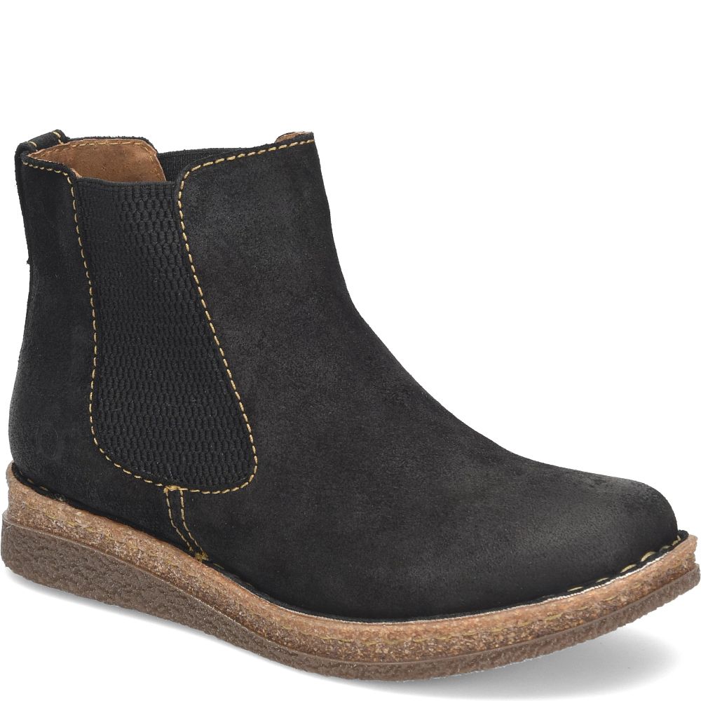 Born Faline Boots Black Distressed Product ID-UgENOsUh