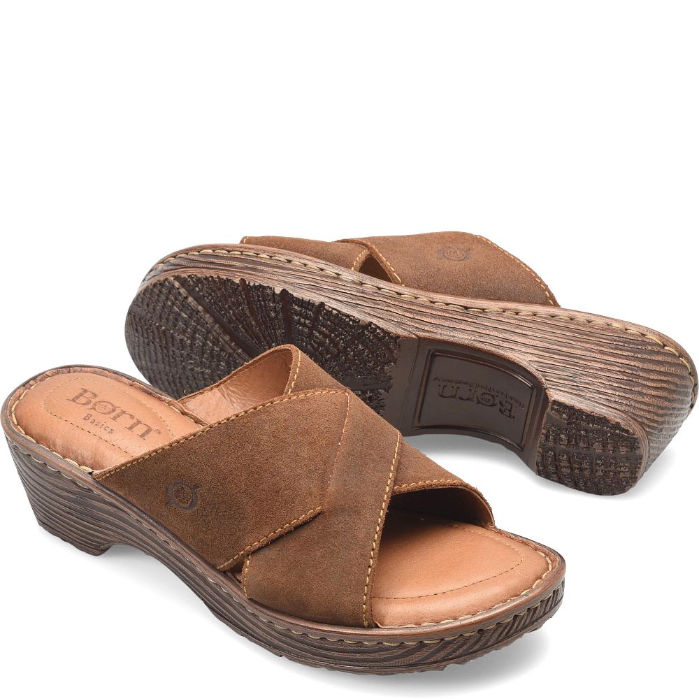 Born Teayo Basic Sandals Glazed Ginger Distressed Product ID-VZTwEuZQ