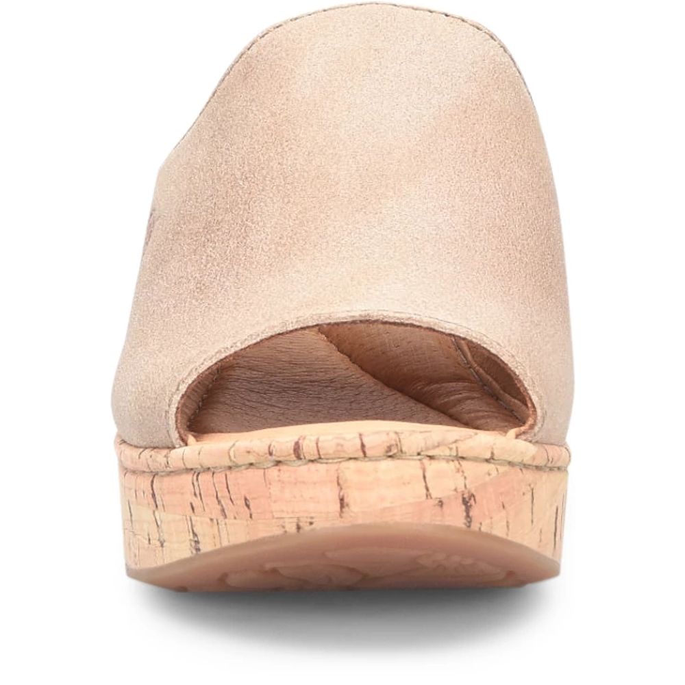 Born Lilah Sandals Cream Visone Distressed Product ID-WD1mrCZ6