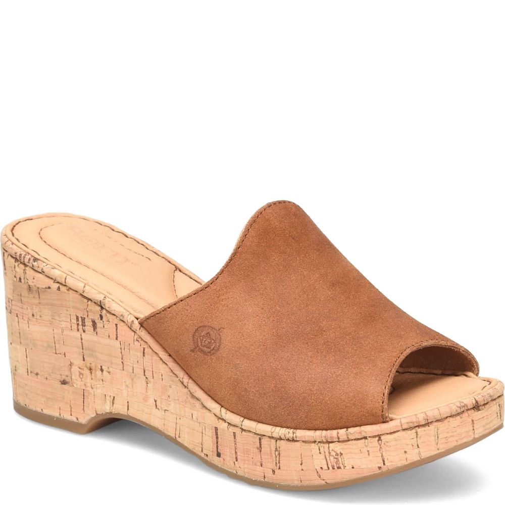 Born Lilah Sandals Tan Camel Distressed Product ID-WXNaFnCG