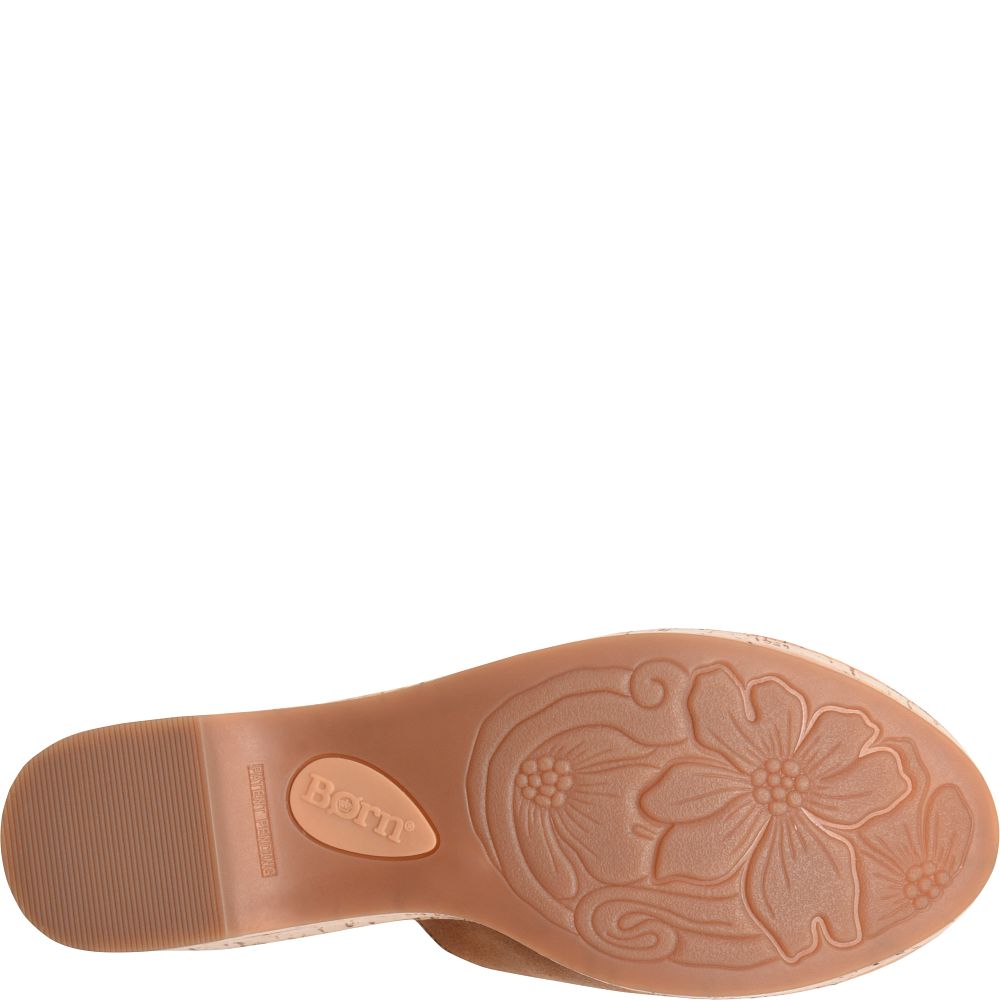 Born Lilah Sandals Tan Camel Distressed Product ID-WXNaFnCG
