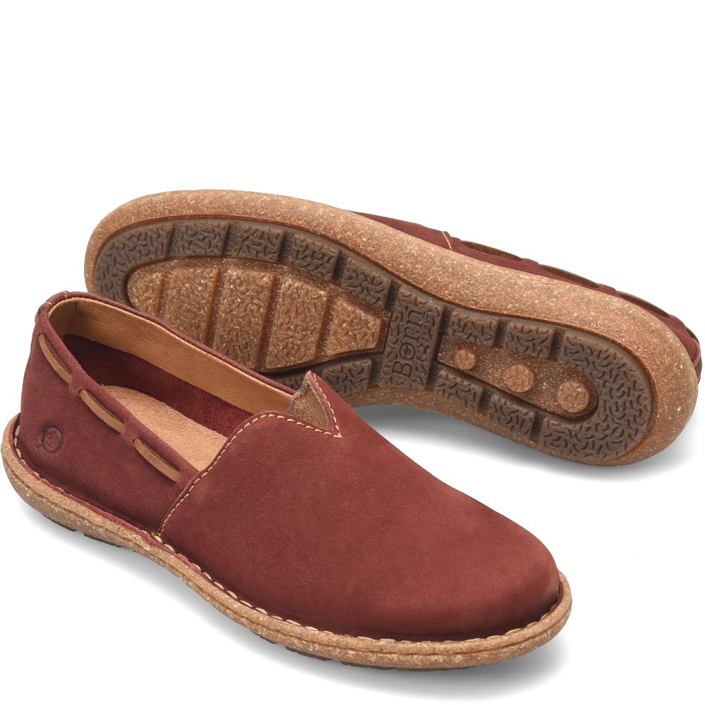 Born Naya Slip-Ons Brick Nubuck Product ID-Wi50HSzx Born Naya Slip-Ons Brick Nubuck Product ID-Wi50HSzx