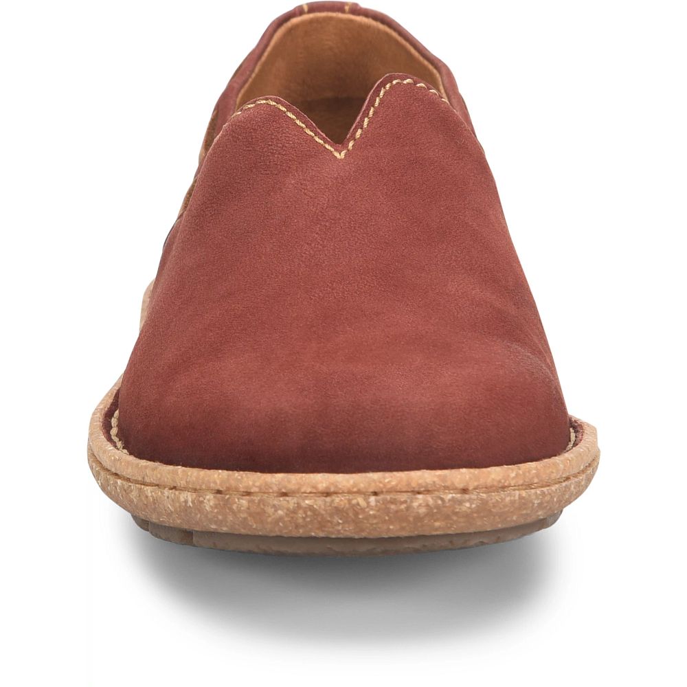 Born Naya Slip-Ons Brick Nubuck Product ID-Wi50HSzx Born Naya Slip-Ons Brick Nubuck Product ID-Wi50HSzx