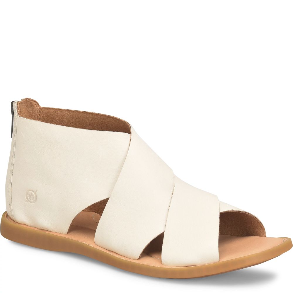Born Imani Sandals White Ivory Product ID-X2Qc2GdA