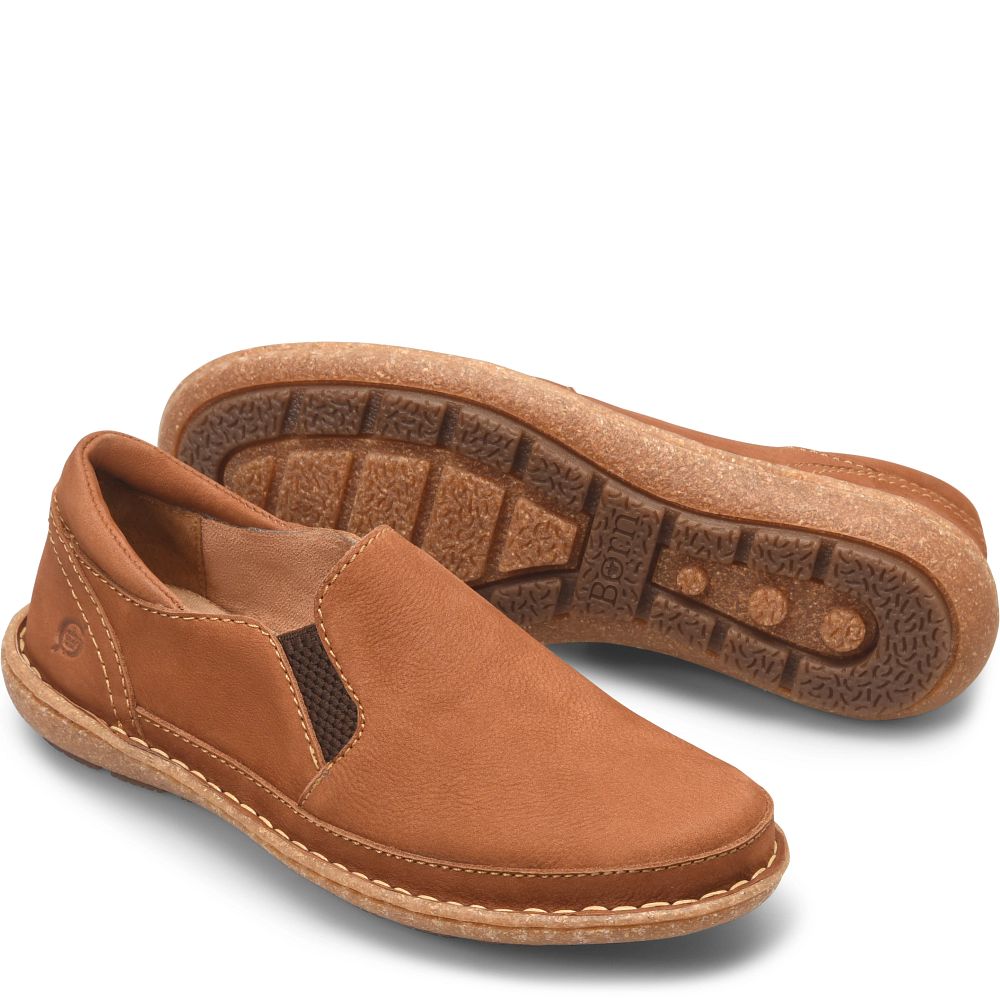 Born Mayflower II Slip-Ons Maple Leaf Nubuck Product ID-XJfW1Cad  Born Mayflower II Slip-Ons Maple Leaf Nubuck Product ID-XJfW1Cad