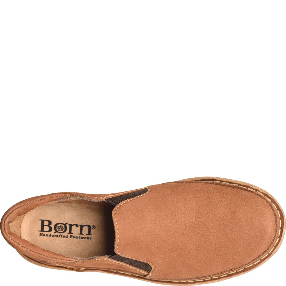 Born Mayflower II Slip-Ons Maple Leaf Nubuck Product ID-XJfW1Cad