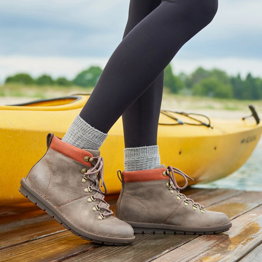 Born Blaine Boots Grey And Orange Product ID-YeARVbuz