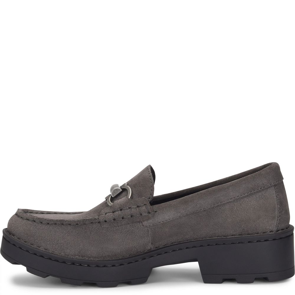 Born Teramo Slip-Ons Dark Grey Lince Suede Product ID-a4c5rMp2