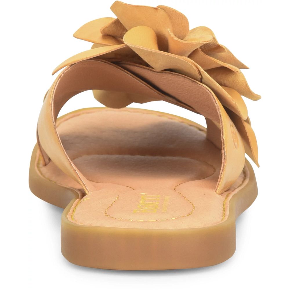 Born Ivory Sandals Yellow Sunflower Product ID-avWKejTI