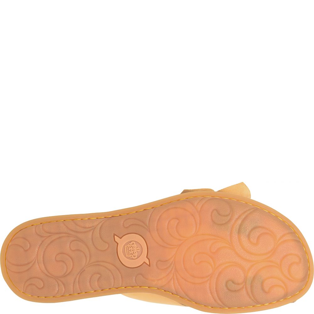 Born Ivory Sandals Yellow Sunflower Product ID-avWKejTI
