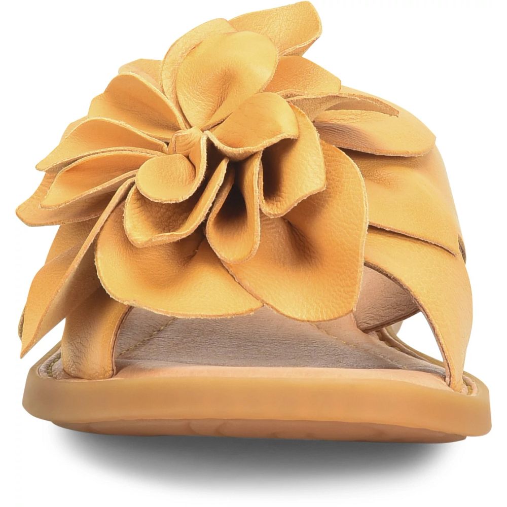 Born Ivory Sandals Yellow Sunflower Product ID-avWKejTI