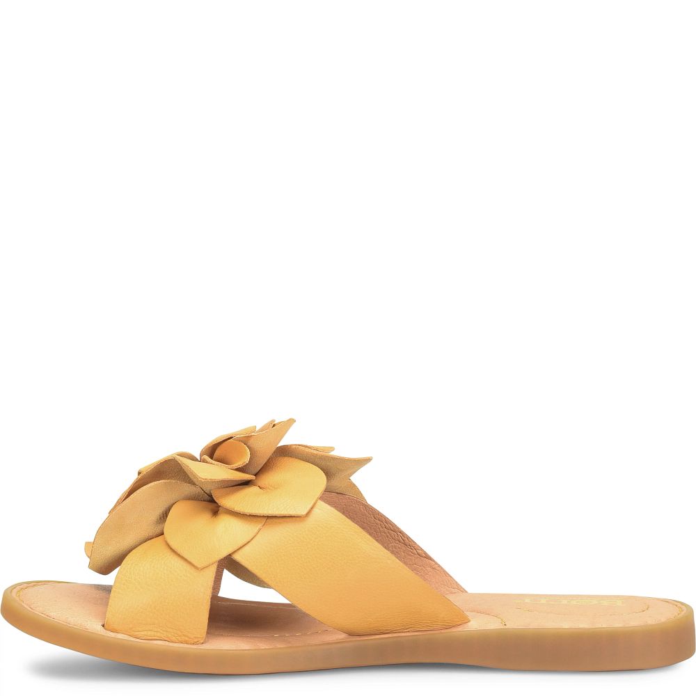 Born Ivory Sandals Yellow Sunflower Product ID-avWKejTI
