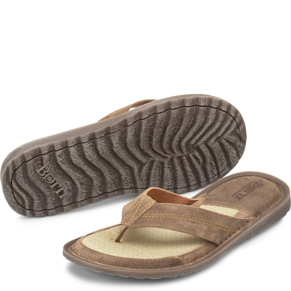 Born Bermuda Sandals Taupe Avola Distressed Product ID-cLGTpjMJ