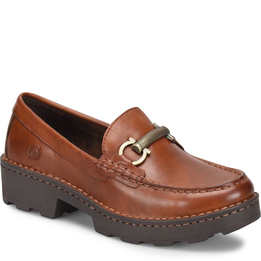 Born Teramo Slip-Ons Brown Cuero Product ID-dJmonohA