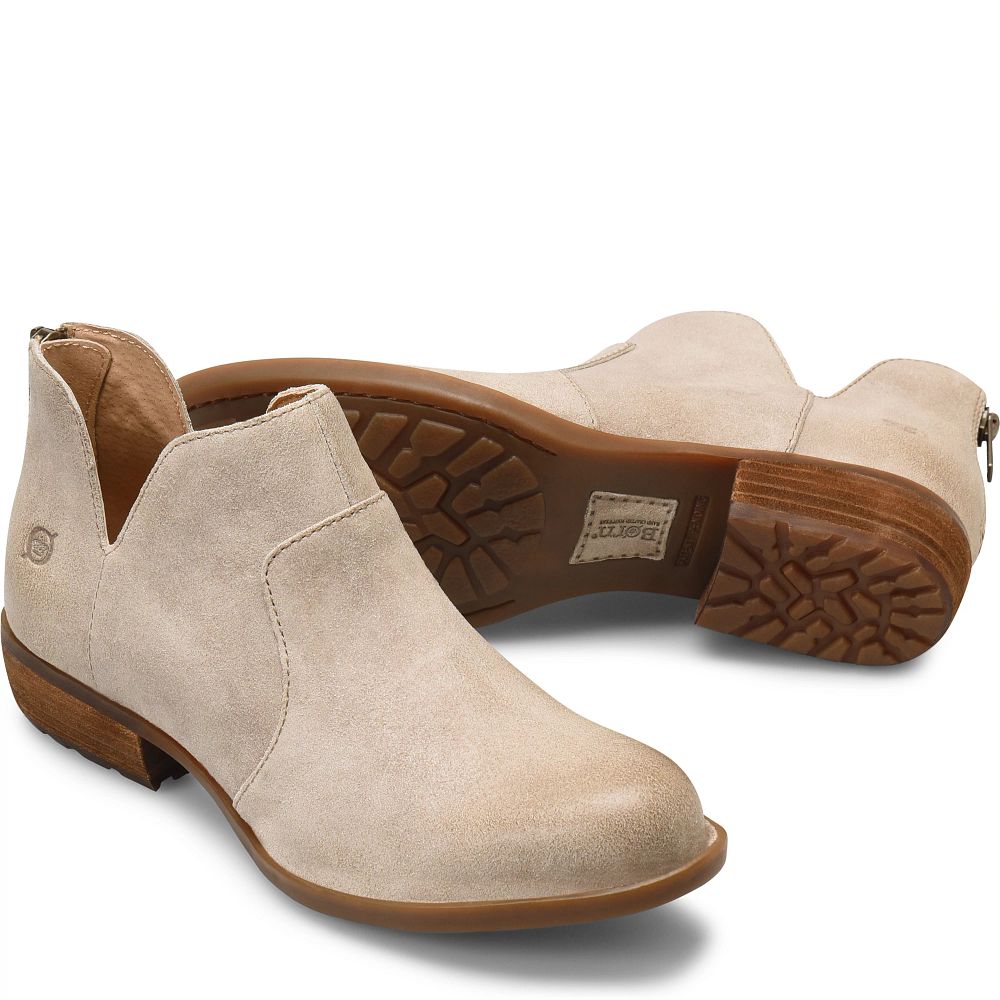 Born Kerri Boots Cream Visone Distressed Product ID-dKBSRaCK