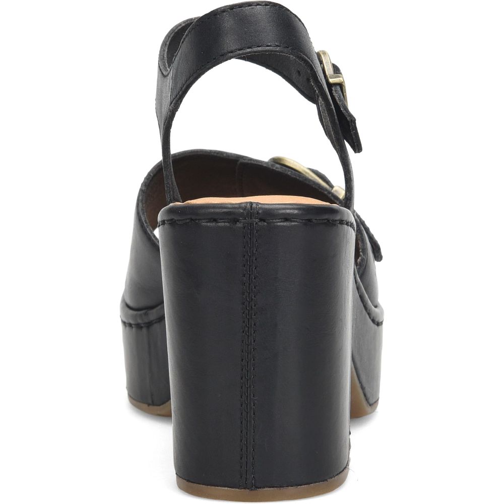 Born Browyn Sandals Black With Leather Wrap Product ID-eD1AFuVK