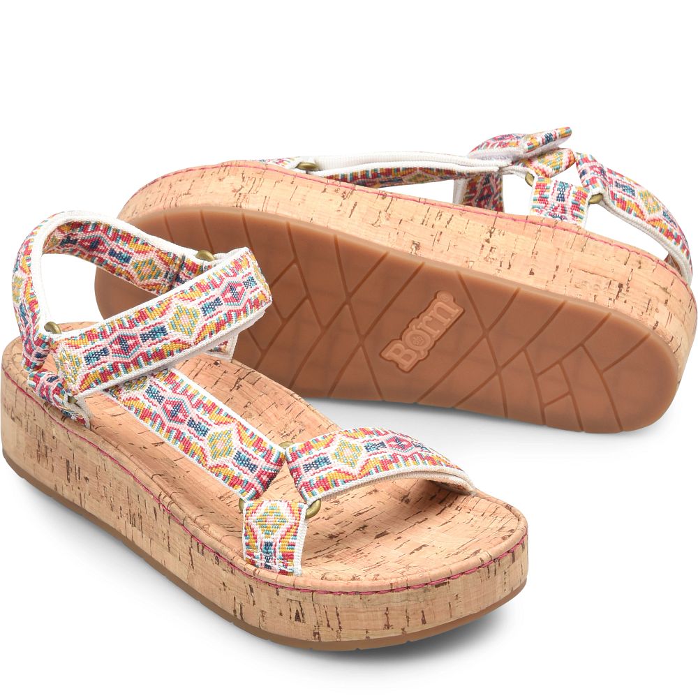 Born Sirena Sandals White Product ID-gXcM7t3x