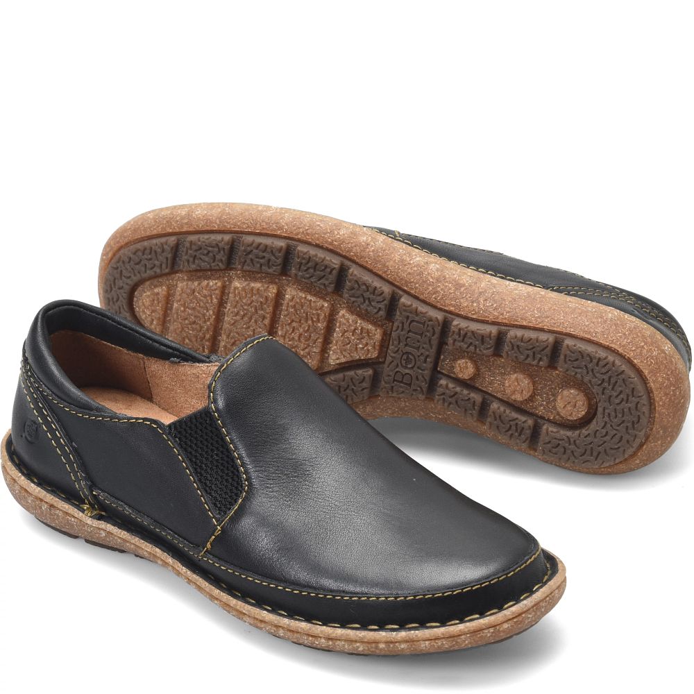 Born Mayflower II Slip-Ons Black Product ID-h82wCukX