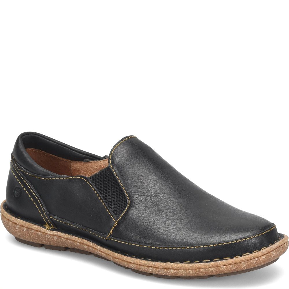 Born Mayflower II Slip-Ons Black Product ID-h82wCukX