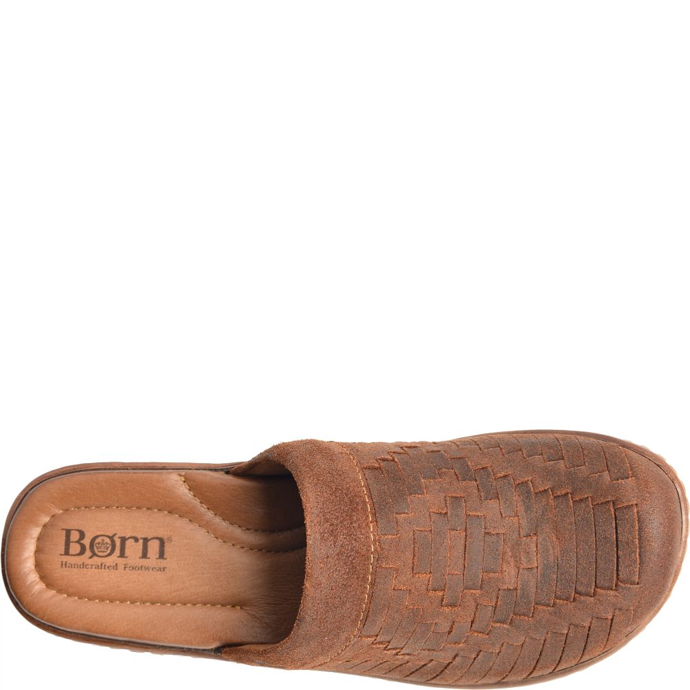 Born Yucatan Distressed Clogs Glazed Ginger Product ID-hOoTFZnh
