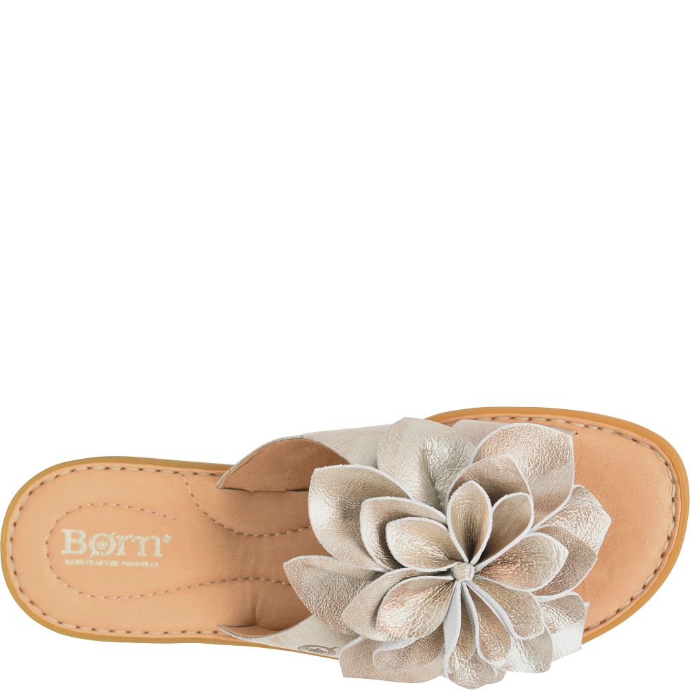 Born Ivory Sandals Light Gold Panna Cotta Product ID-hcAKQbOi