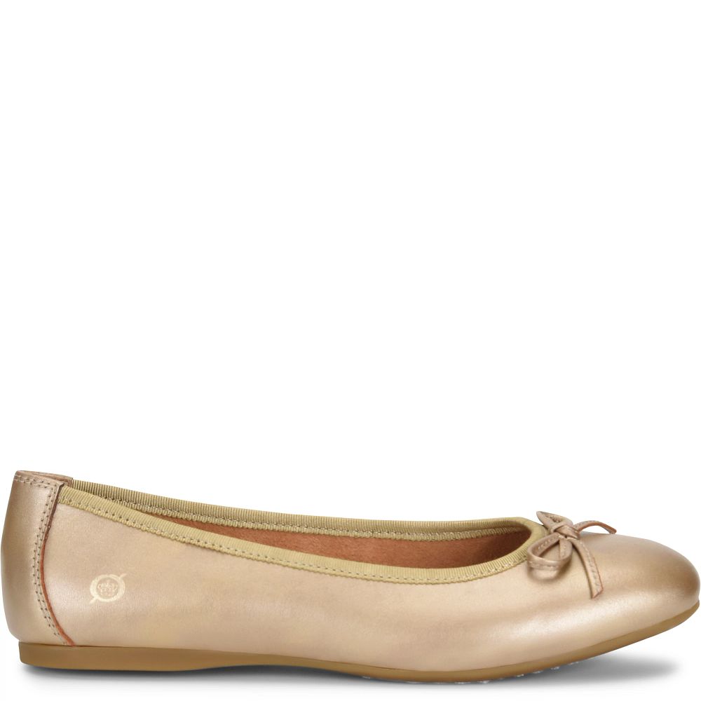 Born Brin Flats Gold Metallic Product ID-hiSwxY6y