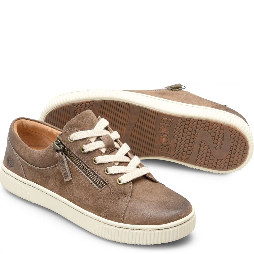 Born Paloma Slip-Ons Taupe Distressed Product ID-iT5faajO